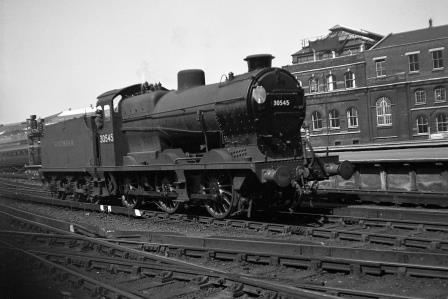 BR(S) Q class 30545 at Brighton Station, East Sussex Light engine on Sunday 08 May 1949 - J.H.W. Kent [152621]