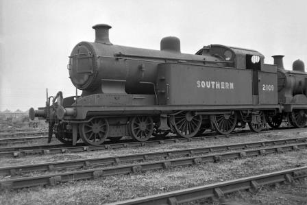 SR I1X class 2009 at Eastbourne Shed, East Sussex on Saturday 11 Jun 1949 - J.H.W. Kent [152666]