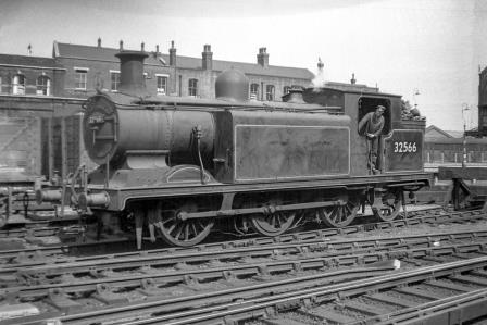 BR(S) E4 class 32566 at Brighton Shed, East Sussex on Sunday 12 Jun 1949 - J.H.W. Kent [152690]