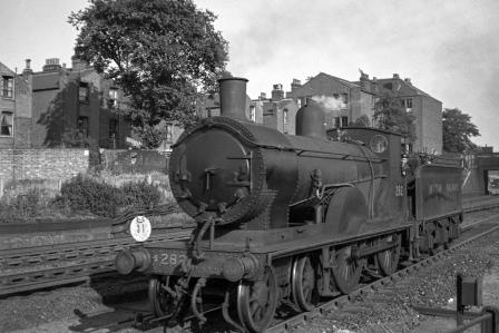 SR T9 class 282 at Wandsworth Road, Greater London with an up light engine service on Saturday 18 Jun 1949 - J.H.W. Kent [152715]