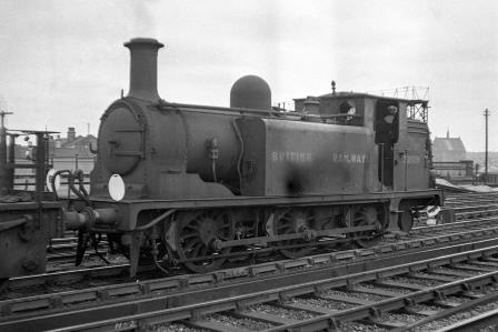 BR(S) E1 class 32129 at Clapham Junction Station, Greater London with an Empty stock duty on Saturday 09 Jul 1949 - J.H.W. Kent [152830]