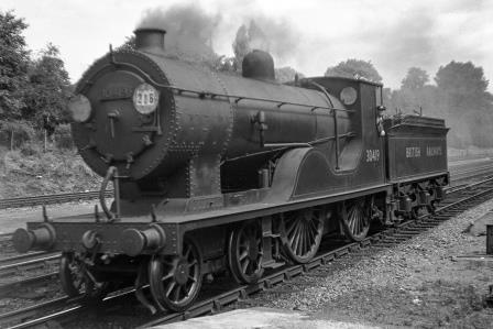 BR(S) L12 class 30419 at Surbiton Station, Greater London with a Westbound light engine on Saturday 30 Jul 1949 - J.H.W. Kent [152869]