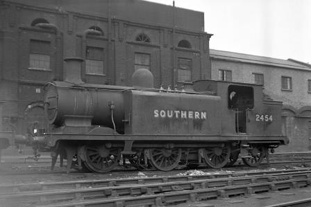 BR(S) E3 class 2454 at Bricklayers Arms Shed, Greater London on Saturday 27 Aug 1949 - J.H.W. Kent [152952]