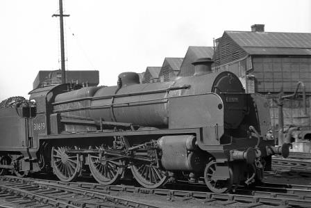 BR(S) U class 31619 at Brighton Shed, East Sussex on Sunday 11 Sep 1949 - J.H.W. Kent [153001]