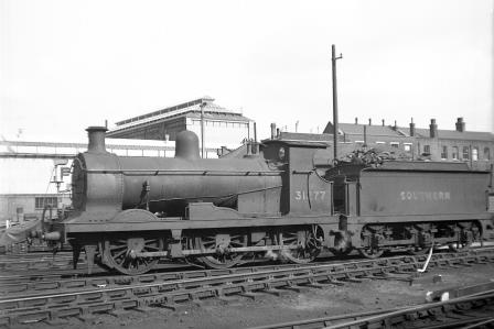 BR(S) C class 31277 at Brighton Shed, East Sussex on Saturday 17 Sep 1949 - J.H.W. Kent [153007]