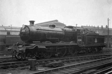 BR(S) K class 32341 at Brighton Shed, East Sussex on Saturday 08 Oct 1949 - J.H.W. Kent [153095]