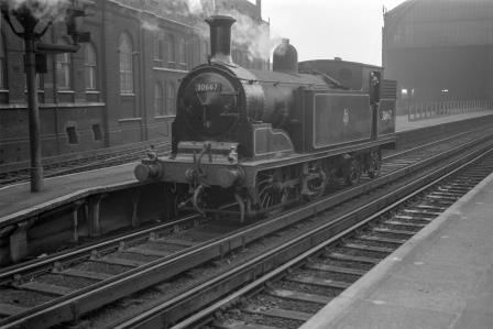 BR(S) M7 class 30667 at Brighton Station, East Sussex Light engine on Sunday 02 Mar 1952 - J.H.W. Kent [153264]