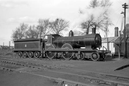 BR(S) T9 class 30287 at Eastleigh Shed, Hampshire on Saturday 22 Mar 1952 - J.H.W. Kent [153291]