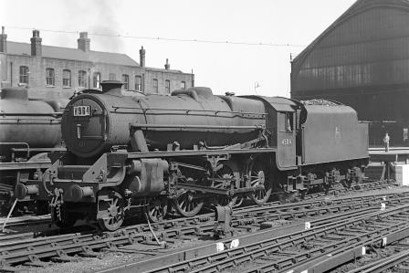 BR(M) 5MT class 45114 at Brighton Shed Station, East Sussex on Sunday 29 Jun 1952 - J.H.W. Kent [153443]