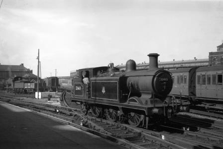 BR(S) E4 class 32469 at Brighton Station, East Sussex on Sunday 30 Aug 1953 - J.H.W. Kent [154048]
