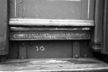 Pullman 1st Class Kitchen Car 'Seville' at Preston Park Pullman Car Works, Brighton, East Sussex in Dec 1953 - J.H.W. Kent [154179]