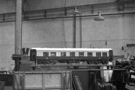 Pullman Car model class 'Louise' at Preston Park Pullman Car Works, Brighton, East Sussex in Jan 1954 - J.H.W. Kent [154218]