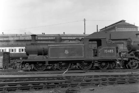 BR(S) E4 class 32485 at Brighton Shed, East Sussex on Sunday 09 May 1954 - J.H.W. Kent [154372]