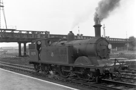 BR(S) M7 class 30378 at Eastleigh Station, Hampshire on Saturday 15 May 1954 - J.H.W. Kent [154395]