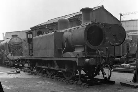 BR(S) E3 class 32458 at Stewarts Lane Shed, Greater London on Saturday 22 May 1954 - J.H.W. Kent [154422]