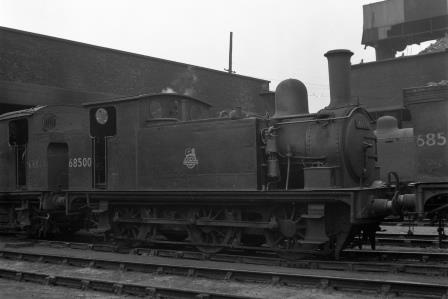 BR(E) J69 class 68500 at Stratford Shed, Greater London on Saturday 01 May 1954 - J.H.W. Kent [154429]