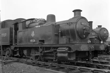 BR(E) Y4 class 68126 at Stratford Shed, Greater London on Saturday 01 May 1954 - J.H.W. Kent [154433]