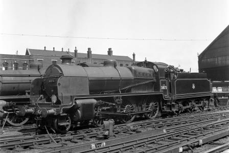 BR(S) N class 31873 at Brighton Shed, East Sussex on Sunday 20 Jun 1954 - J.H.W. Kent [154498]