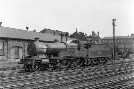 BR(M) 4P class 41185 at Derby, Derbyshire Light engine on Tuesday 06 Jul 1954 - J.H.W. Kent [154580]