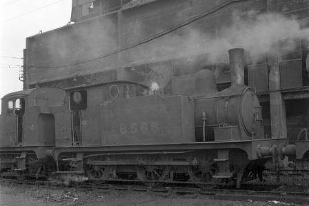 BR(E) J69 class 8568 at Stratford Shed, Greater London on Saturday 25 Sep 1954 - J.H.W. Kent [154788]