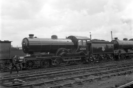 BR(E) D16 class 62544 at Stratford Shed, Greater London on Saturday 07 May 1955 - J.H.W. Kent [154973]
