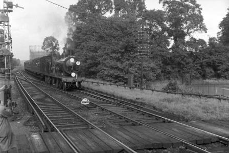 BR(S) T9 class 30120 at Worcester Park, Surrey with the "RCTS The Sapper" Rail Tour on Saturday 04 Oct 1958 - D. Esau [155309]