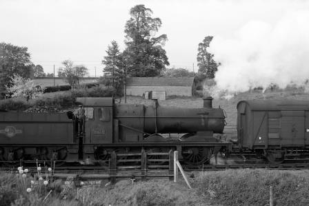 BR 3MT class 3218 at Evercreech Junction, Somerset on Saturday 15 May 1965 - D. Esau [155711]