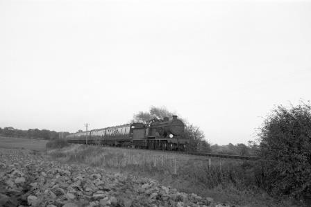 BR(S) D1 class 31739 near Westerham, Kent with a Dunton Green - Westerham service on Saturday 28 Oct 1961 - D. Esau [155974]
