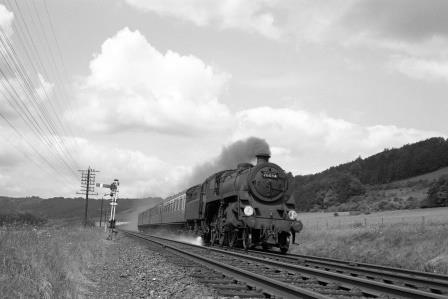 BR Std 4MT class 76034 near Dorking Town, Surrey with a Reading to Redhill service on Thursday 09 Jul 1964 - D. Esau [156113]