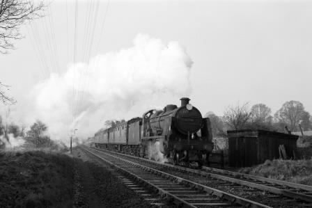 BR(S) U class 31799 near Chilworth, Surrey with a Reading to Redhill service on Saturday 02 Jan 1965 - D. Esau [156160]
