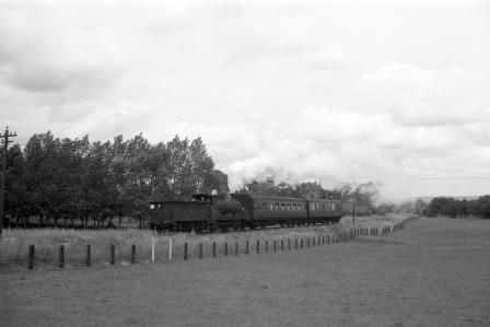 BR(S) C class 31256 near Cranbrook, Kent with a Paddock Wood - Hawkhurst service on Saturday 10 Jun 1961 - D. Esau [156229]
