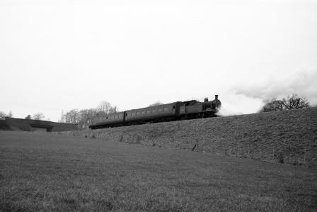 BR(S) H class 31278 near Cowden, Kent with a Tunbridge Wells West - Oxted service on Saturday 03 Feb 1962 - D. Esau [156336]