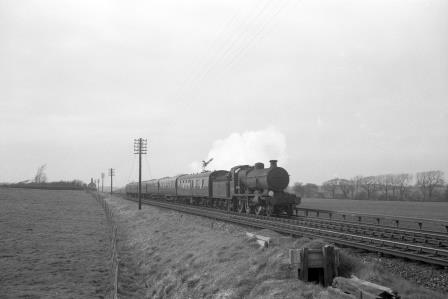 BR(S) K class 32344 near Polegate, East Sussex with a Through train to Eastbourne on Easter Saturday 01 Apr 1961 - D. Esau [156545]