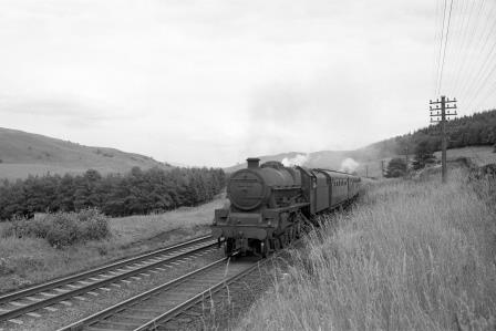 BR(M) Jubilee class 45671 'Prince Rupert' at Beattock Bank, Scotland on Monday 24 Jul 1961 - D. Esau [156727]