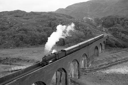 BR(Sc) K1 class near Lochailort, Scotland with a Fort William to Mallaig on Thursday 27 Jul 1961 - D. Esau [156747]