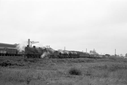 BR(Sc) 3F class at Outskirts of Glasgow, Scotland with a Mixed Freight service on Tuesday 25 Jul 1961 - D. Esau [156775]