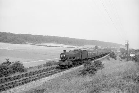 BR(W) Hall class at West Wycombe, Berkshire on Sunday 01 Jul 1962 - D. Esau [156957]