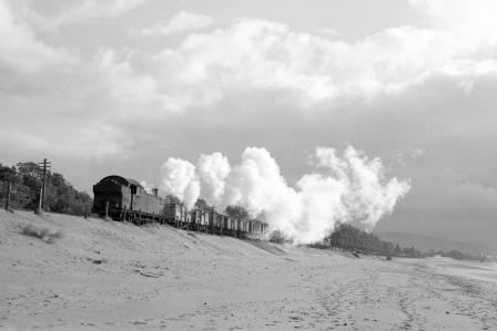 Swansea Bay, Glamorgan with a Mineral service circa 1963 - D. Esau [157689]