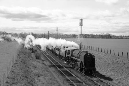 BR 9F class 92223 with a Freight in the 1960s - D. Esau [158057]