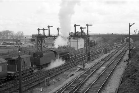 BR(M) 5MT class at Chester, Cheshire with a Mixed Freight in the 1960s - D. Esau [158092]