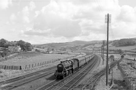 BR(M) 6P5F class 42966 at Llandudno Junction, Clwyd with a service from Chester in the 1960s - D. Esau [158113]