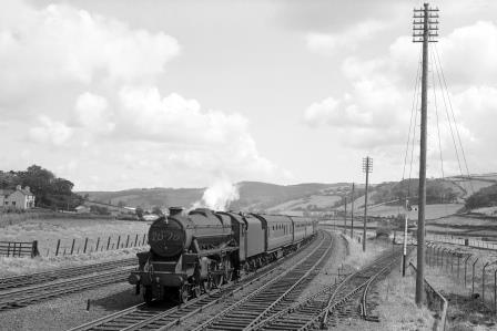 BR(M) 5MT class 45181 at Llandudno Junction, Clwyd with a service from Chester in the 1960s - D. Esau [158115]