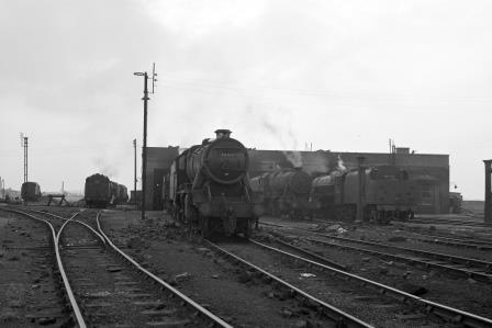 BR(M) 8F class 48519 & BR(M) 8F class 48062 & BR(M) 5MT class 45110 in the 1960s - D. Esau [158141]