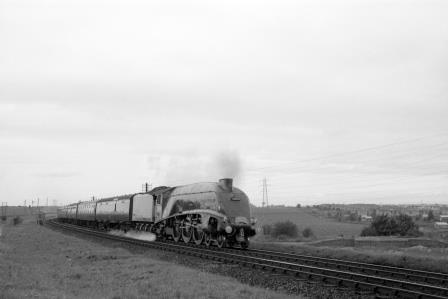 BR(E) A4 class 60028 'Walter K Whigham' at Edinburgh, West Lothian on Sunday 30 Jul 1961 - D. Esau [158201]