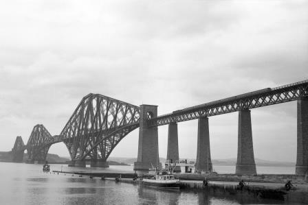 Forth Bridge, West Lothian on Monday 31 Jul 1961 - D. Esau [158204]