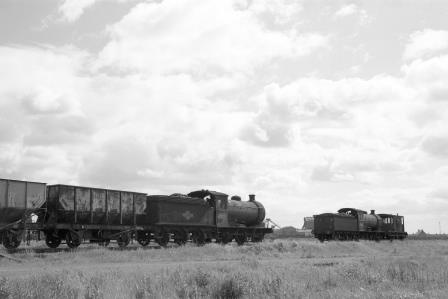 BR(E) J27 class 65825 & BR(E) J27 class with a North, South Blyth Coal in Jun 1965 - D. Esau [158322]