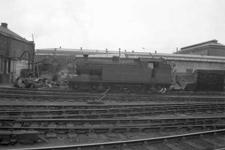 LBSCR I1X class 2002 at Brighton Shed, East Sussex in Jun 1951 - C.A.K. Saunders [159001]