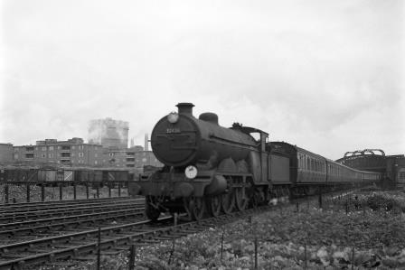 BR(S) Brighton Atlantic class 32426 'St. Alban's Head' at Longhedge Junction, Greater London circa 1954 - C.A.K. Saunders [159149]