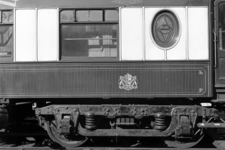 Pullman 1st Class Kitchen Car 'Savona' at Preston Park Pullman Car Works, Brighton, East Sussex on Sunday 01 May 1955 - J.H.W. Kent [200008]