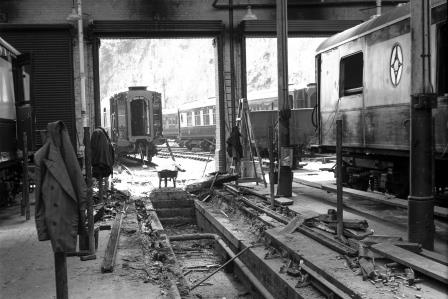 Inside Preston Park Pullman Car Works, Brighton, East Sussex on Wednesday 01 Jun 1955 - J.H.W. Kent [200063]